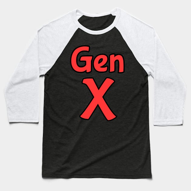 Gen X Baseball T-Shirt by Ray Nichols